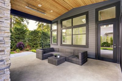Elevated patio surface